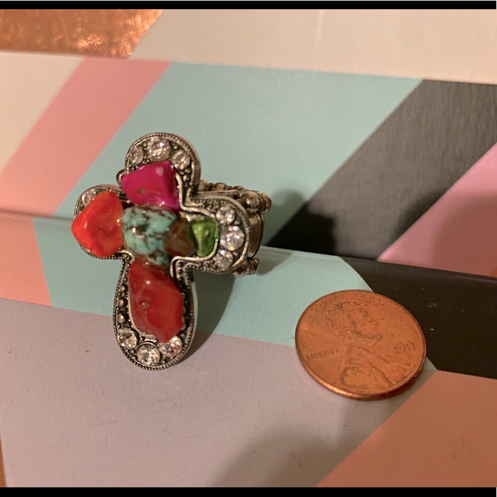 Stretch cross ring